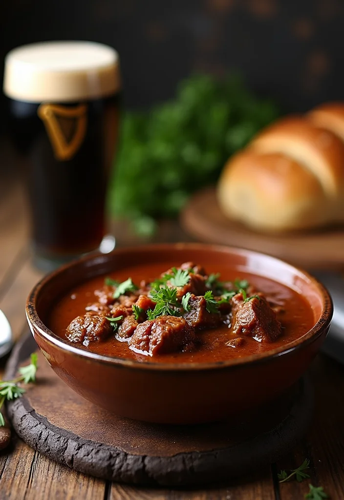 12 Comfort Food Dutch Oven Beef Stew Dishes To Warm Your Night - 2. Hearty Guinness Beef Stew
