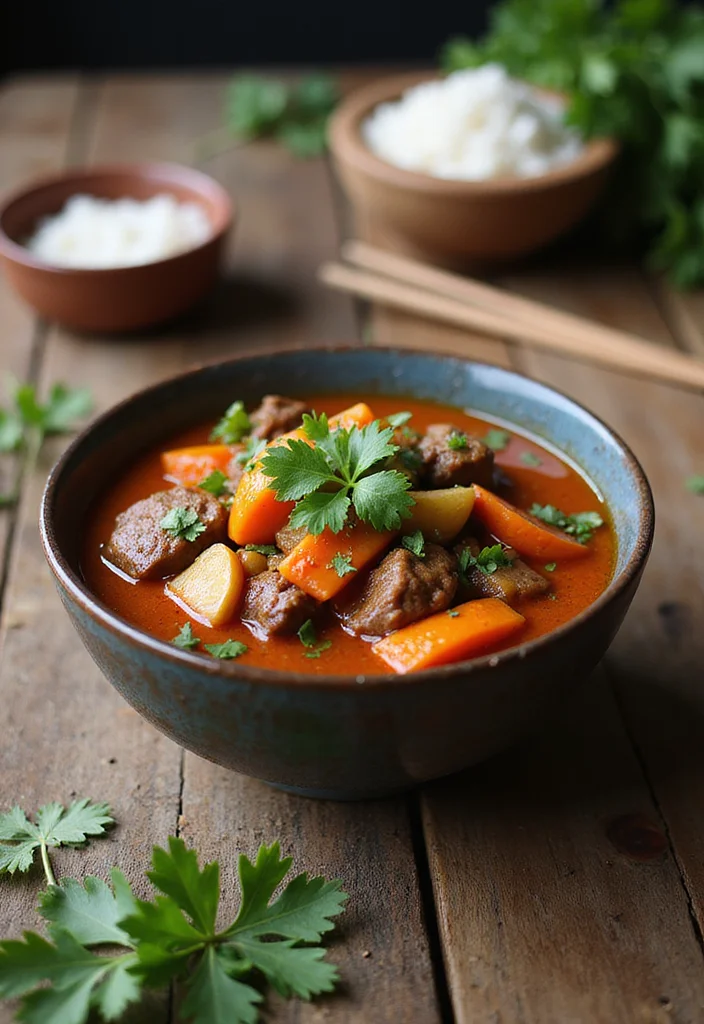 12 Comfort Food Dutch Oven Beef Stew Dishes To Warm Your Night - 3. Asian-Inspired Beef Stew
