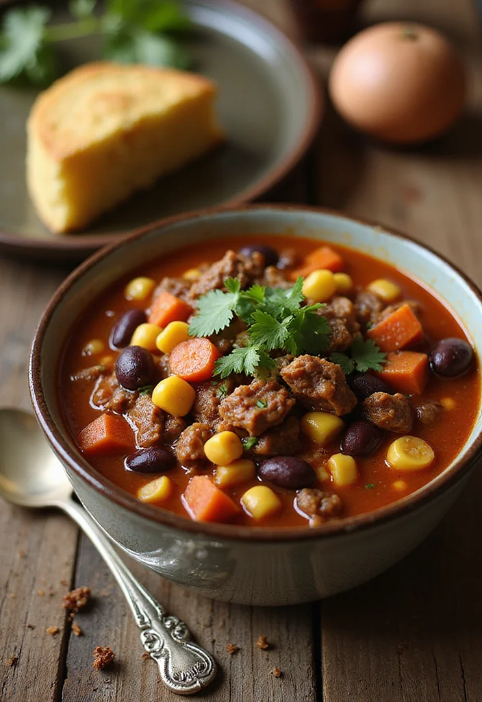 12 Comfort Food Dutch Oven Beef Stew Dishes To Warm Your Night - 5. Southwest Beef Stew with Beans