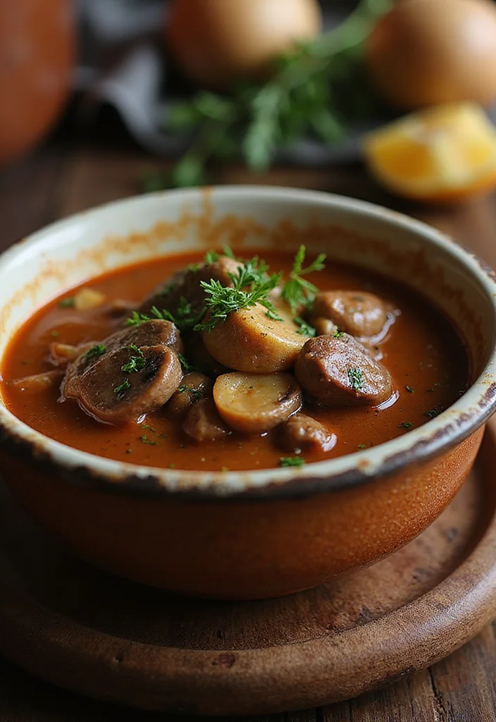 12 Comfort Food Dutch Oven Beef Stew Dishes To Warm Your Night - 7. Beef and Mushroom Stew