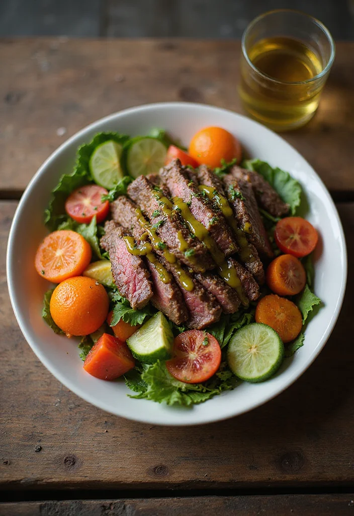 12 Crowd Pleaser Beef Flap Meat Ideas You'll Save Immediately - 9. Beef Flap Meat Salad Bowl