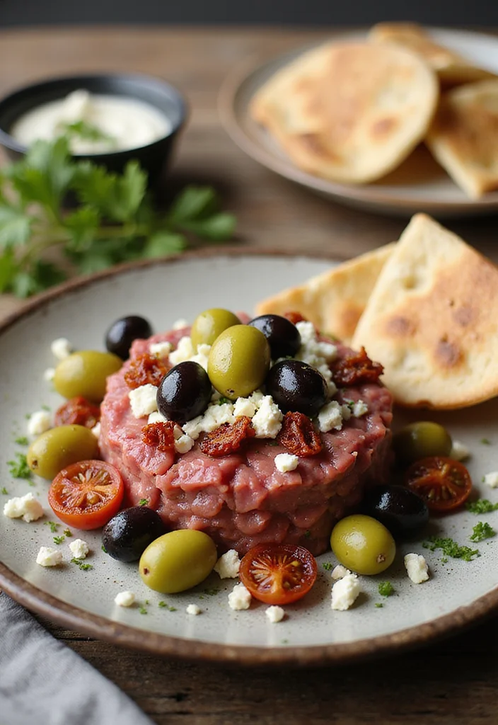 12 Underrated Beef Tartare Recipes Worth Making - 3. Mediterranean Beef Tartare
