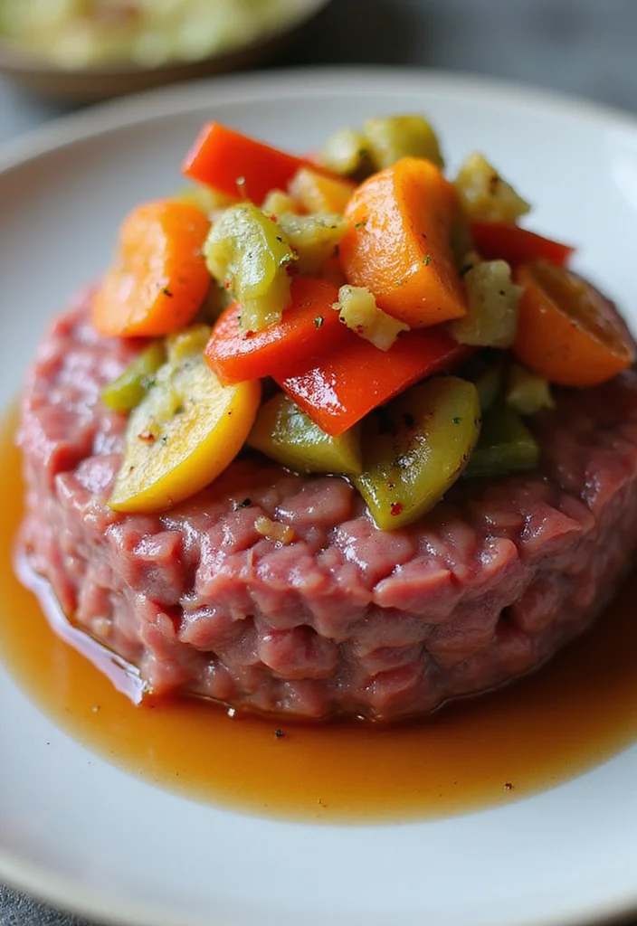 12 Underrated Beef Tartare Recipes Worth Making - 9. Beef Tartare with Pickled Vegetables
