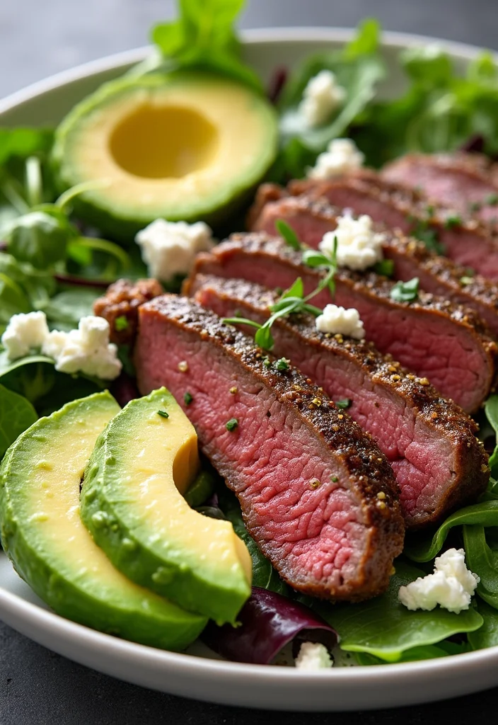 13 Beef Rib Steak Ideas That Make Dinner So Much Easier - 11. Rib Steak Salad with Avocado and Feta