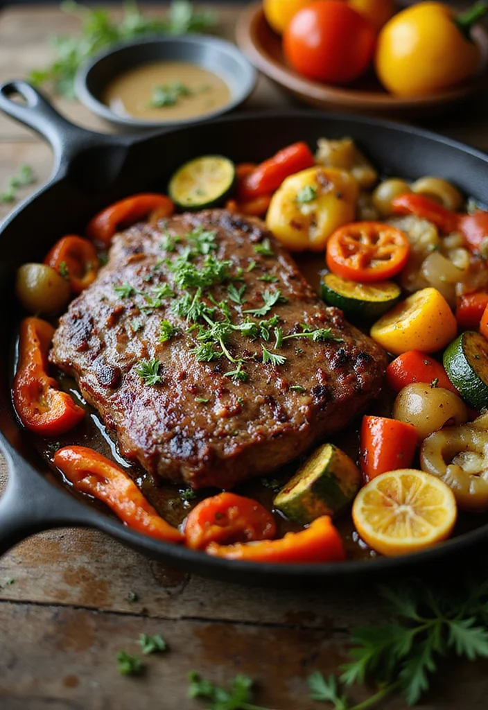 13 Beef Rib Steak Ideas That Make Dinner So Much Easier - 3. One-Pan Steak and Veggies