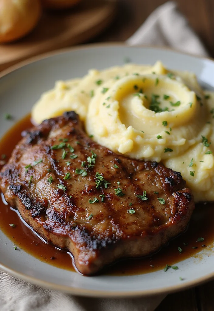 13 Beef Rib Steak Ideas That Make Dinner So Much Easier - 9. Rib Steak with Roasted Garlic Mashed Potatoes