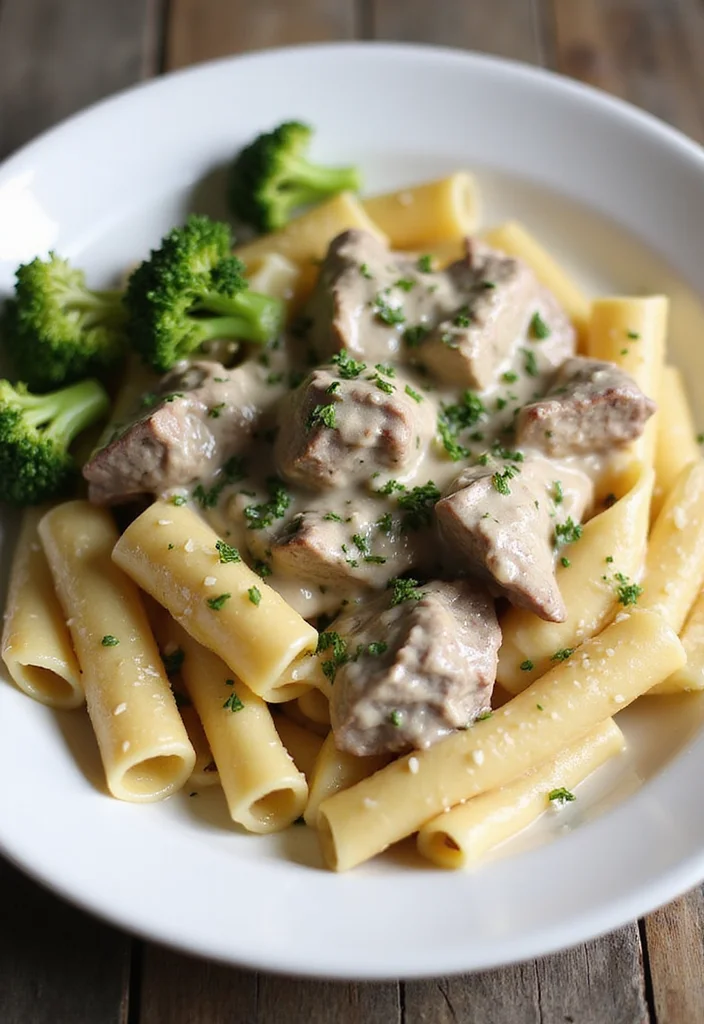 13 Beef Rigatoni Meals Perfect For Weeknight Cooking - 7. Beef Rigatoni in Alfredo Sauce