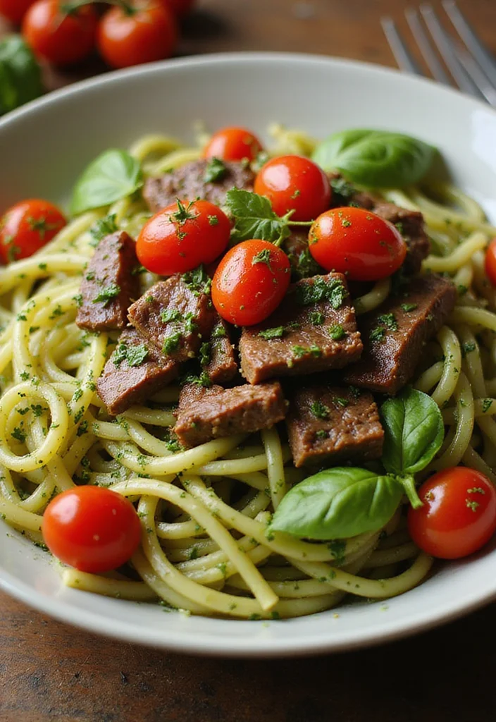 13 Beef Rigatoni Meals Perfect For Weeknight Cooking - 9. Beef Rigatoni with Pesto
