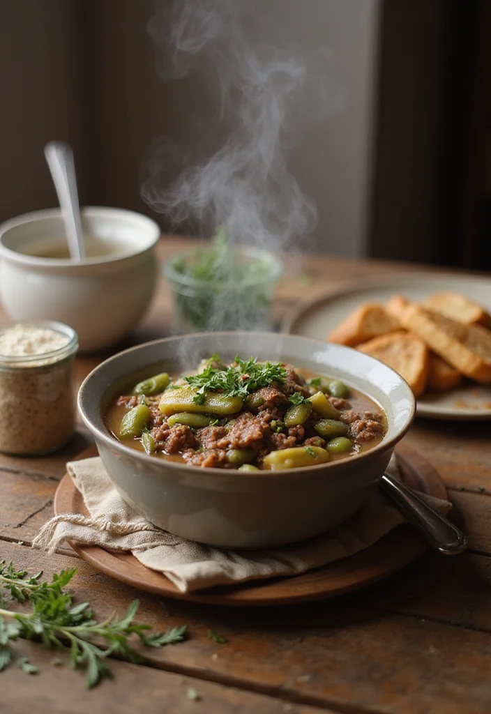 13 Easy Ground Beef Green Beans Meals That Always Impress - 11. Ground Beef and Green Beans Soup
