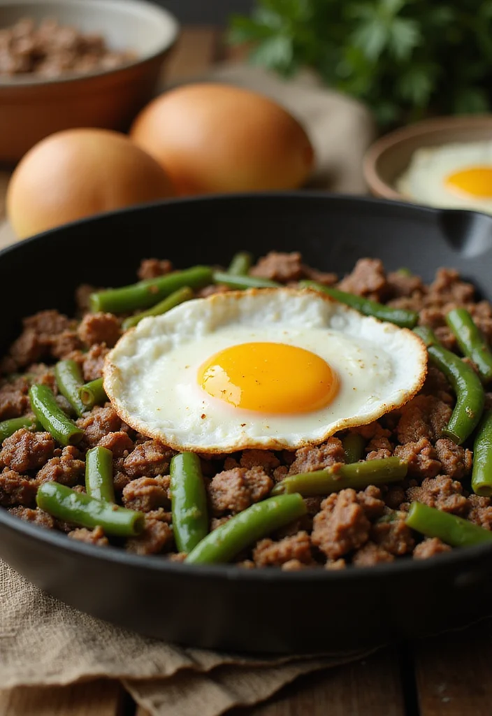 13 Easy Ground Beef Green Beans Meals That Always Impress - 12. Ground Beef and Green Beans Hash