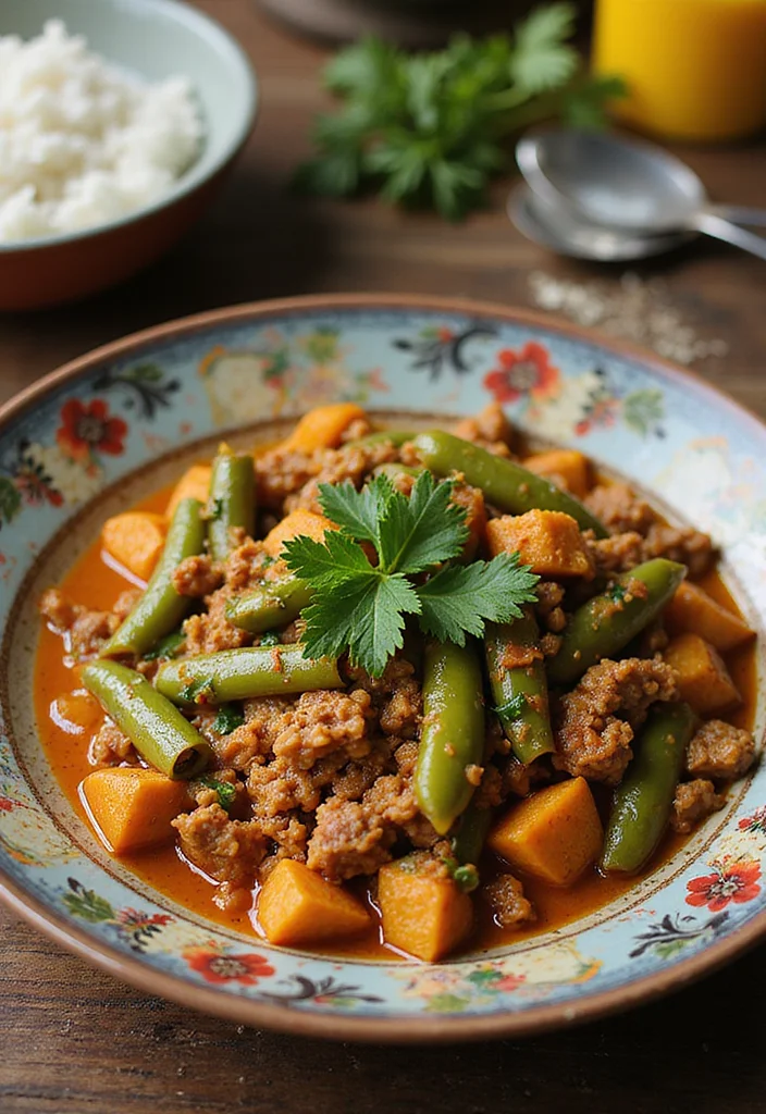 13 Easy Ground Beef Green Beans Meals That Always Impress - 6. Spicy Ground Beef and Green Bean Curry