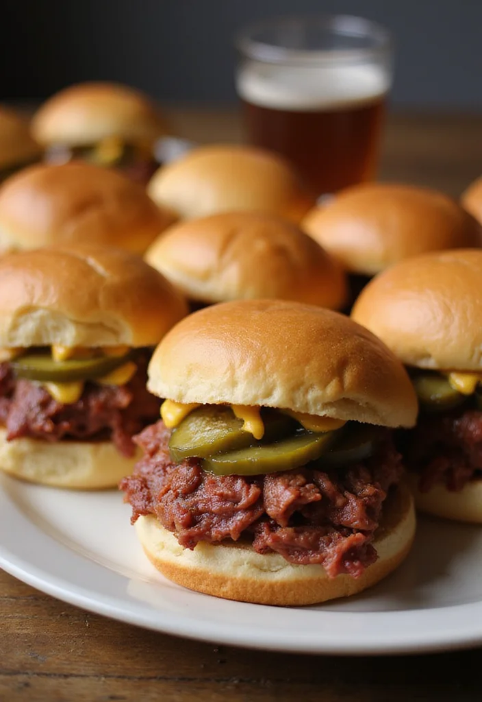 13 Easy Smoked Corned Beef Brisket Meals That Always Impress - 6. Smoked Corned Beef Sliders