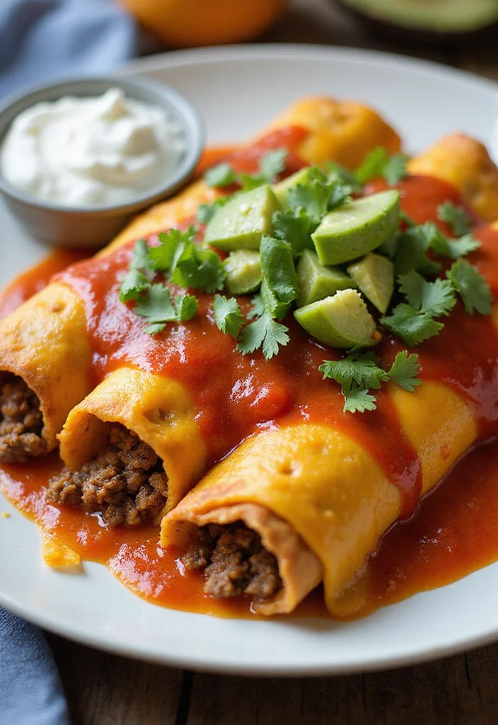 13 Fast & Flavorful Kid Friendly Ground Beef Recipes To Cook This Week - 10. Beef Enchiladas