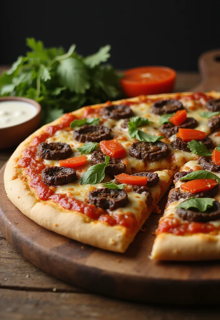 13 Must Try Black Pepper Beef Dishes For Busy Nights - 11. Black Pepper Beef Pizza