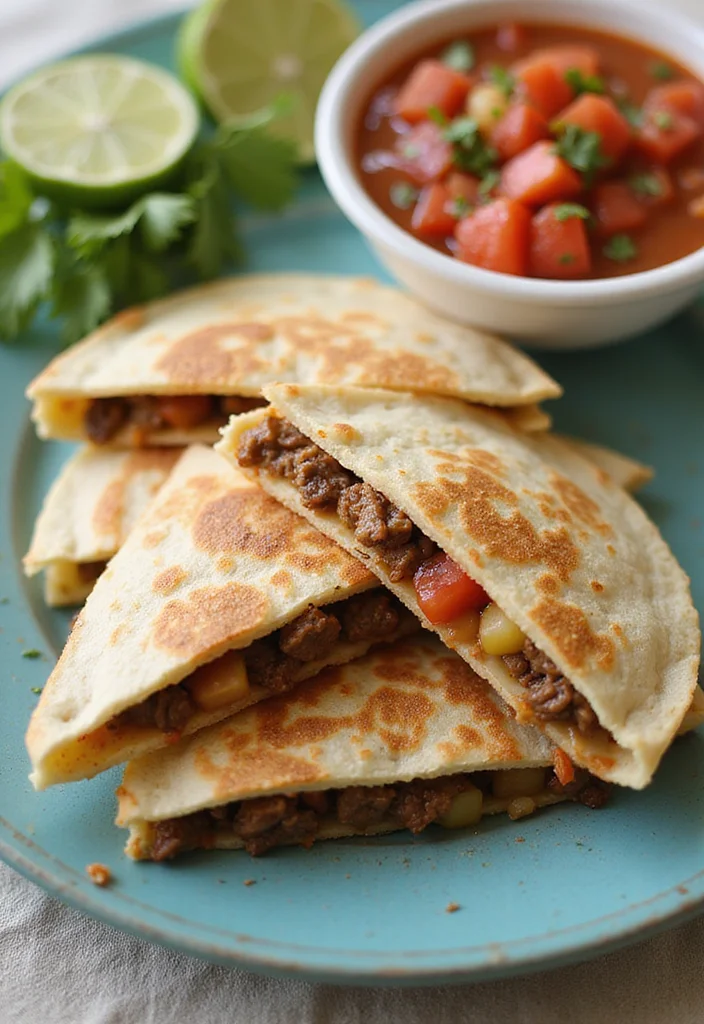 13 Must Try Black Pepper Beef Dishes For Busy Nights - 12. Black Pepper Beef Quesadillas