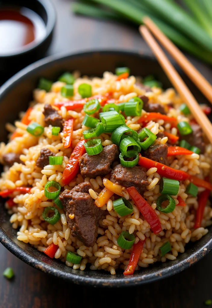 13 Must Try Black Pepper Beef Dishes For Busy Nights - 5. Black Pepper Beef Fried Rice