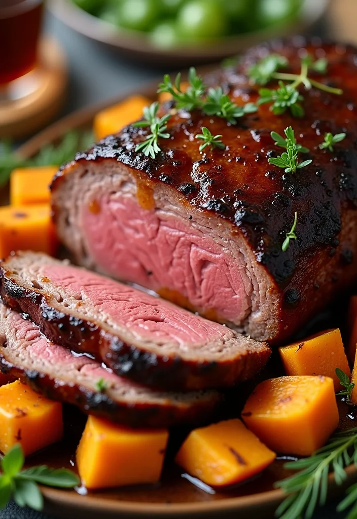 13 Underrated Slow Roasted Beef Roast In Oven Recipes Worth Making - 10. Maple Mustard Glazed Beef Roast