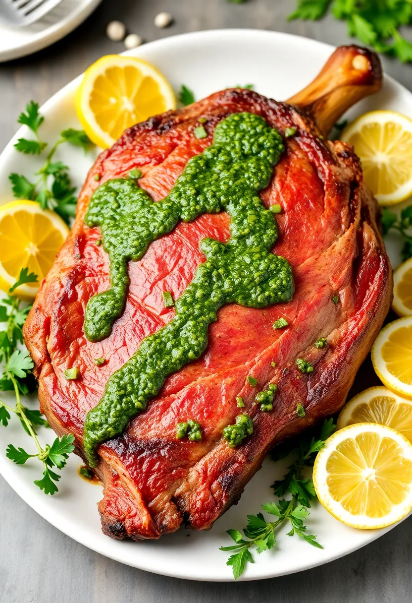 14 Beef Top Round Roast Recipes Packed With Big Flavor - 14. Beef Top Round Roast with Chimichurri