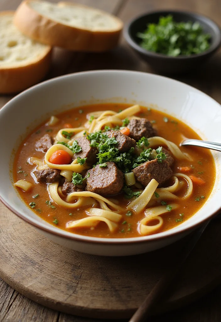 14 Crowd Pleaser Crock Pot Beef And Noodles Ideas You’ll Save Immediately - 10. Beef and Noodles Soup