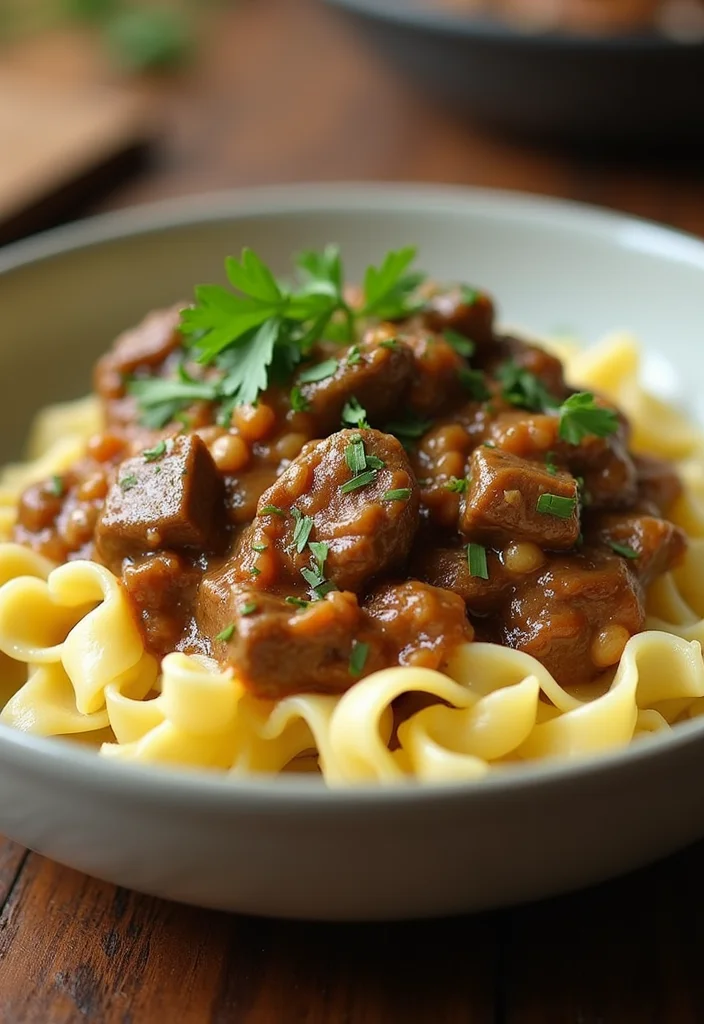 14 Crowd Pleaser Magnolia Beef Ideas You'll Save Immediately - 10. Magnolia Beef Stroganoff