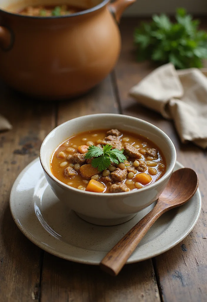 14 Fast & Flavorful Ground Beef Barley Soup Recipes To Cook This Week - 1. Classic Ground Beef Barley Soup