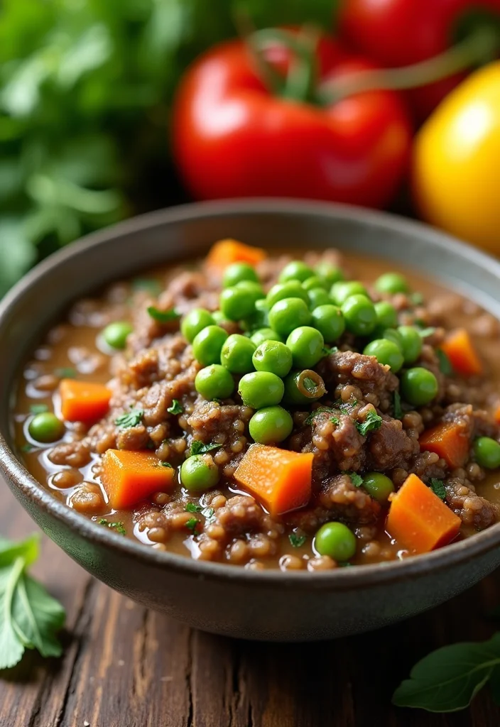 14 Fast & Flavorful Ground Beef Barley Soup Recipes To Cook This Week - 12. Ground Beef Barley Soup with Peas
