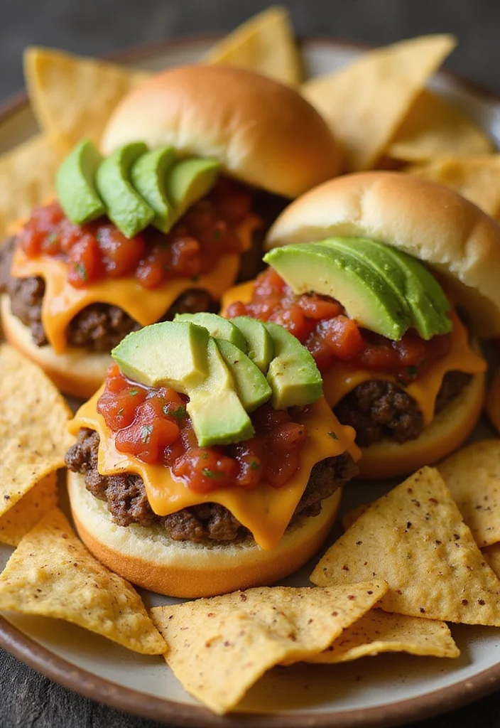 14 Genius Ways To Use Hawaiian Roll Sliders Ground Beef Tonight - 4. Tex-Mex Sliders with Avocado