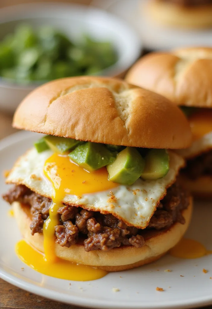14 Genius Ways To Use Hawaiian Roll Sliders Ground Beef Tonight - 8. Breakfast Sliders with Fried Egg