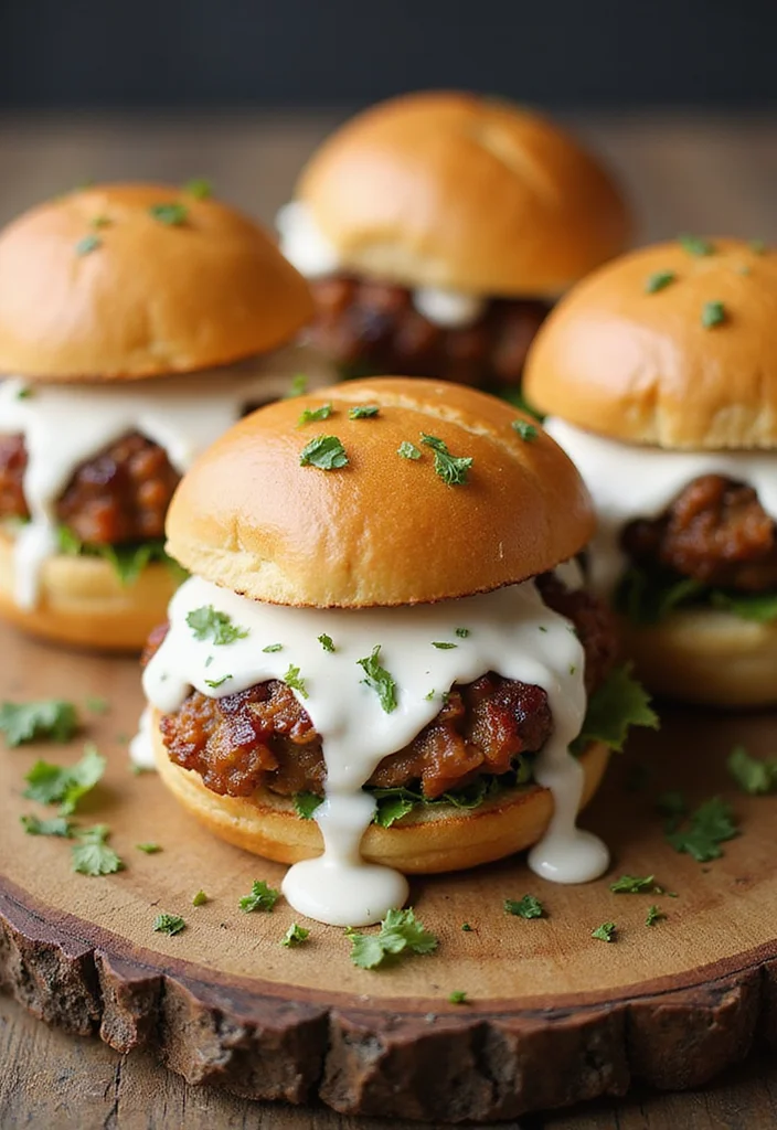 14 Genius Ways To Use Hawaiian Roll Sliders Ground Beef Tonight - 9. Sliders with Creamy Ranch Dressing