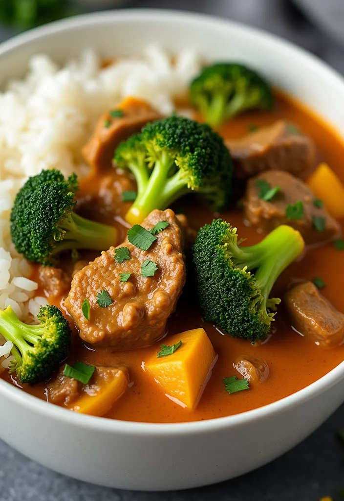 14 Slow Cooker Beef And Broccoli Meals Perfect For Weeknight Cooking - 12. Beef and Broccoli with Coconut Curry
