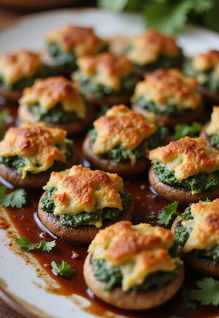 14 Whole 30 Ground Beef Recipes That Taste Incredible - 13. Beef and Spinach Stuffed Mushrooms