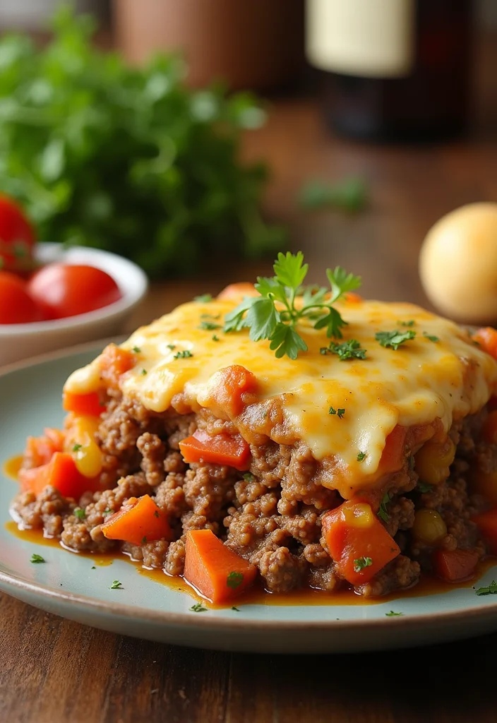 15 Casserole With Ground Beef Dinners That Even Picky Eaters Love - 12. Ground Beef and Vegetable Casserole
