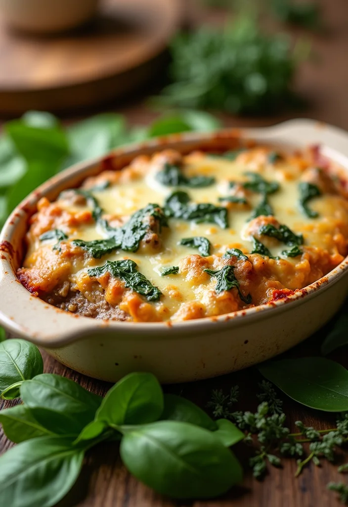 15 Casserole With Ground Beef Dinners That Even Picky Eaters Love - 14. Beef and Spinach Casserole