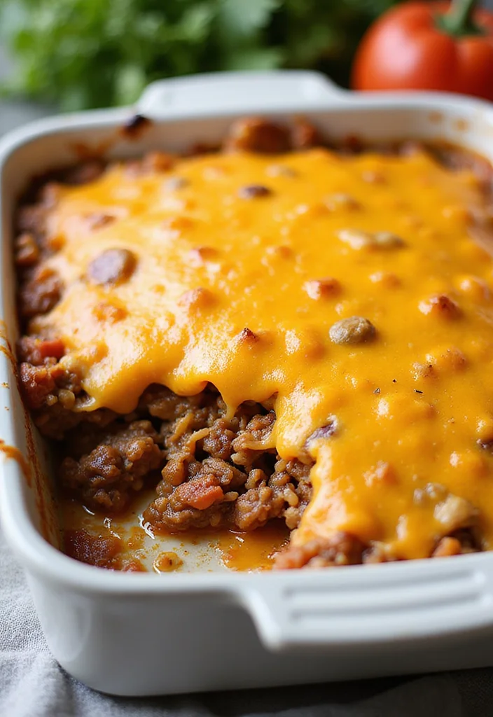 15 Casserole With Ground Beef Dinners That Even Picky Eaters Love - 2. Cheesy Beef and Rice Casserole