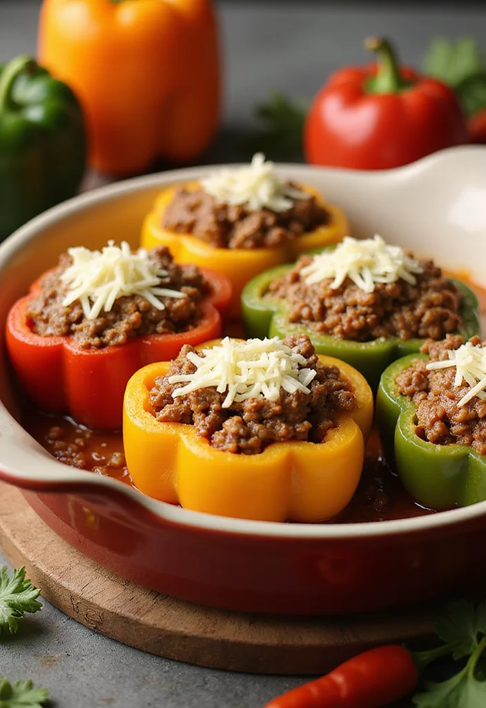 15 Casserole With Ground Beef Dinners That Even Picky Eaters Love - 8. Stuffed Pepper Casserole