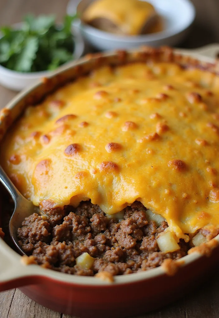 15 Casserole With Ground Beef Dinners That Even Picky Eaters Love - 9. Ground Beef and Potato Casserole