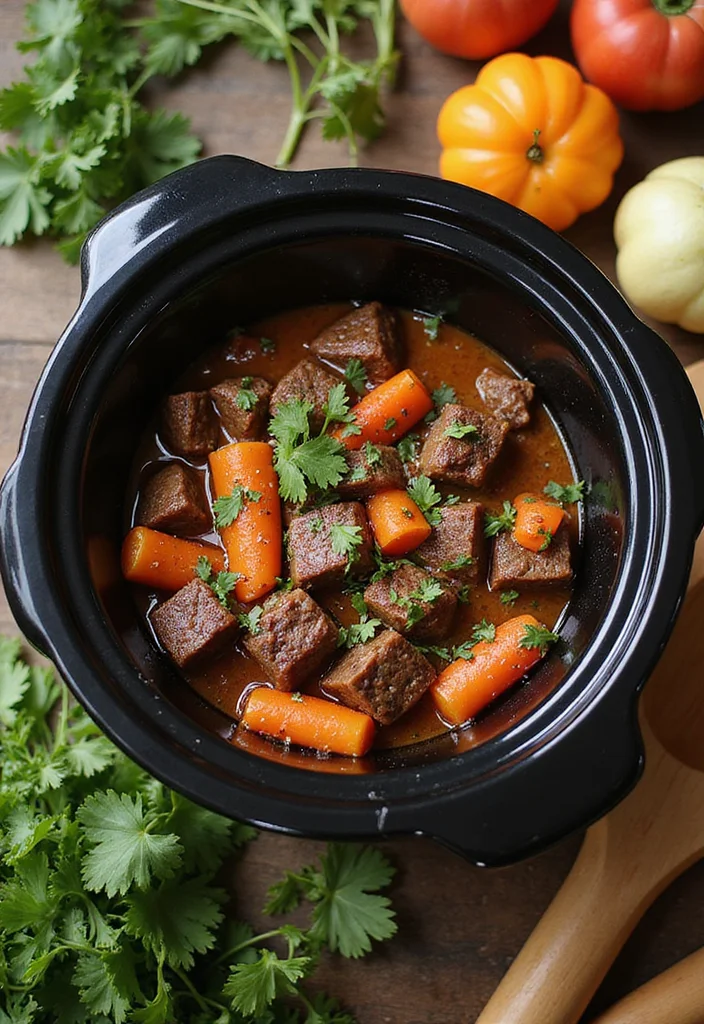 15 Crowd Pleaser Jamaican Beef Stew Ideas You’ll Save Immediately - 4. Slow Cooker Jamaican Beef Stew