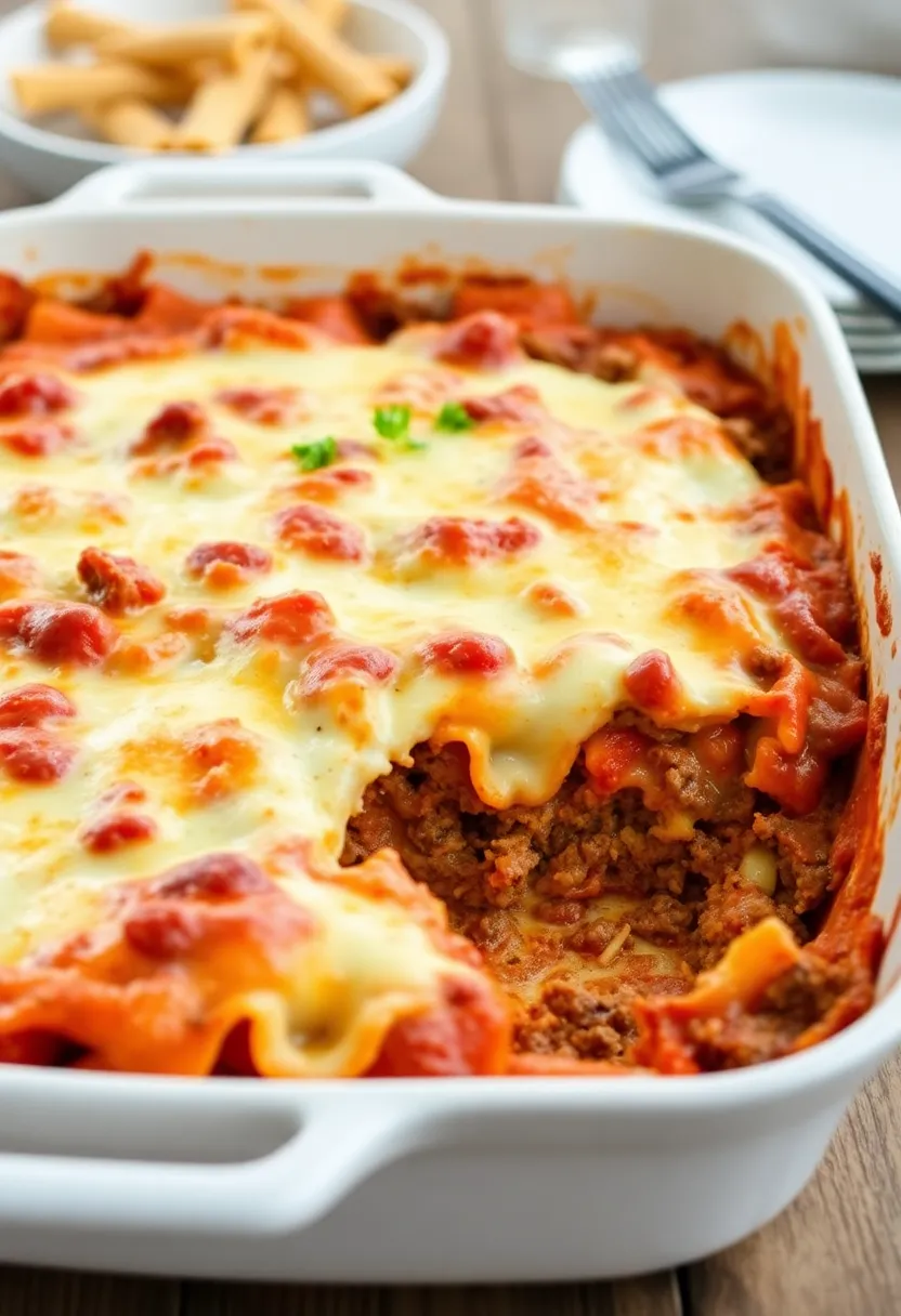 15 Easy Baked Pasta With Ground Beef Meals That Always Impress - 12. Beef and Ricotta Pasta Bake