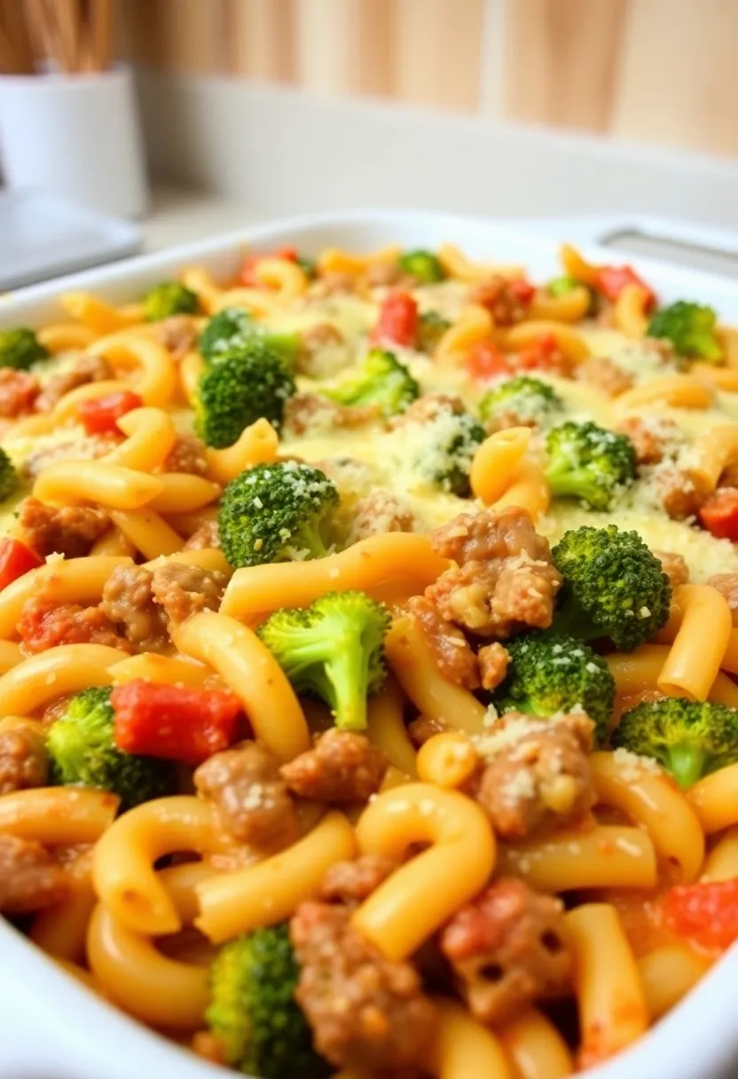 15 Easy Baked Pasta With Ground Beef Meals That Always Impress - 6. Beef and Broccoli Pasta Bake