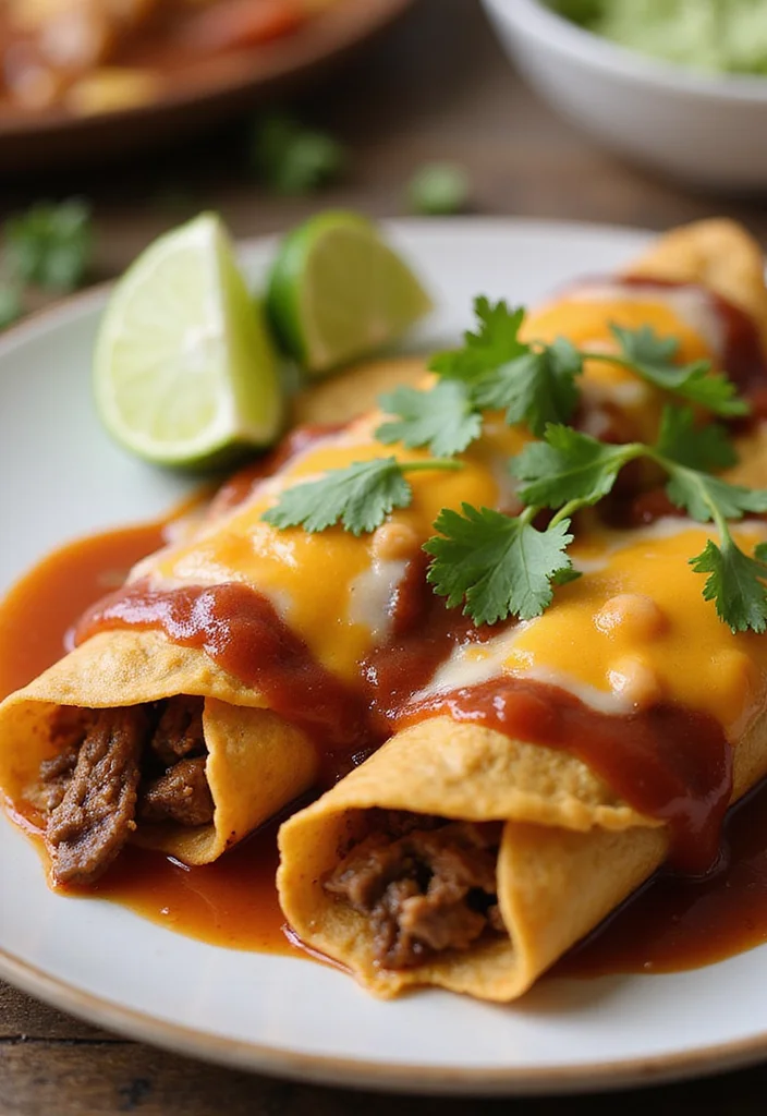 16 Beef Brisket Slow Cooker Meals Perfect For Weeknight Cooking - 16. Beef Brisket Enchiladas