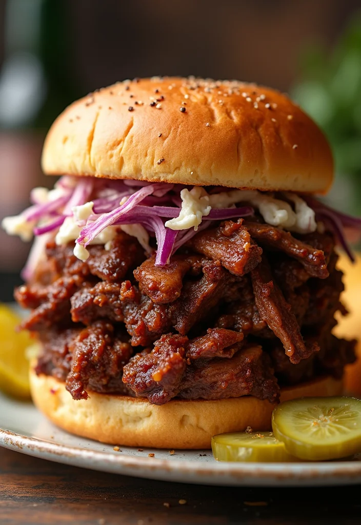 16 Beef Brisket Slow Cooker Meals Perfect For Weeknight Cooking - 2. BBQ Beef Brisket Sandwiches