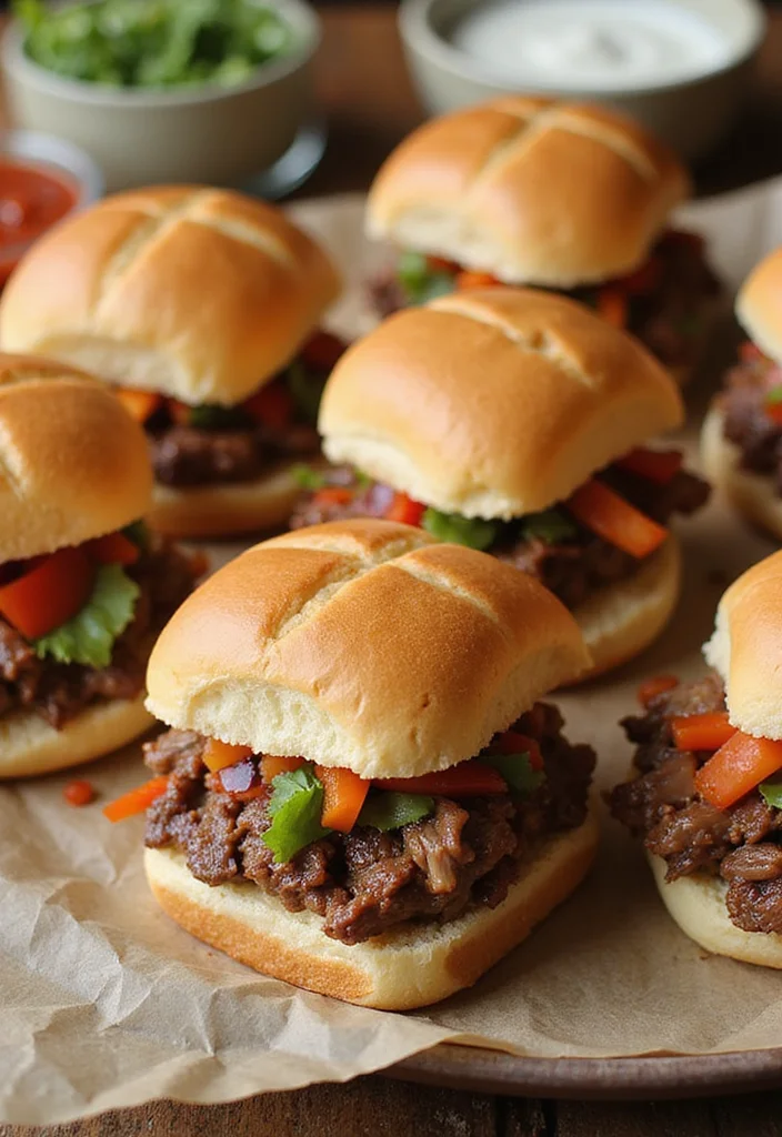 16 Beef Brisket Slow Cooker Meals Perfect For Weeknight Cooking - 9. Beef Brisket Sliders