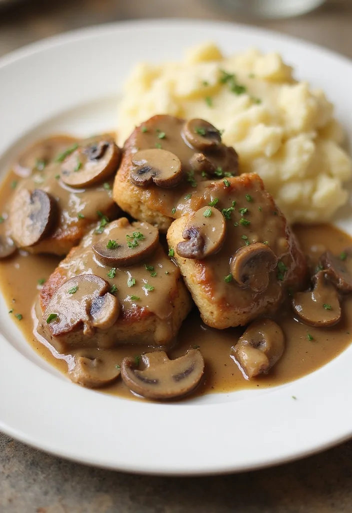 16 Beef Cutlets Recipes Easy Recipes Everyone Is Searching For - 3. Beef Cutlets with Mushroom Gravy