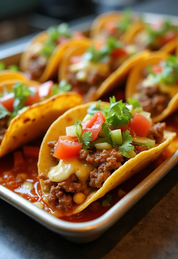 16 Easy Ground Beef Taco Meals That Always Impress - 5. Sheet Pan Beef Tacos