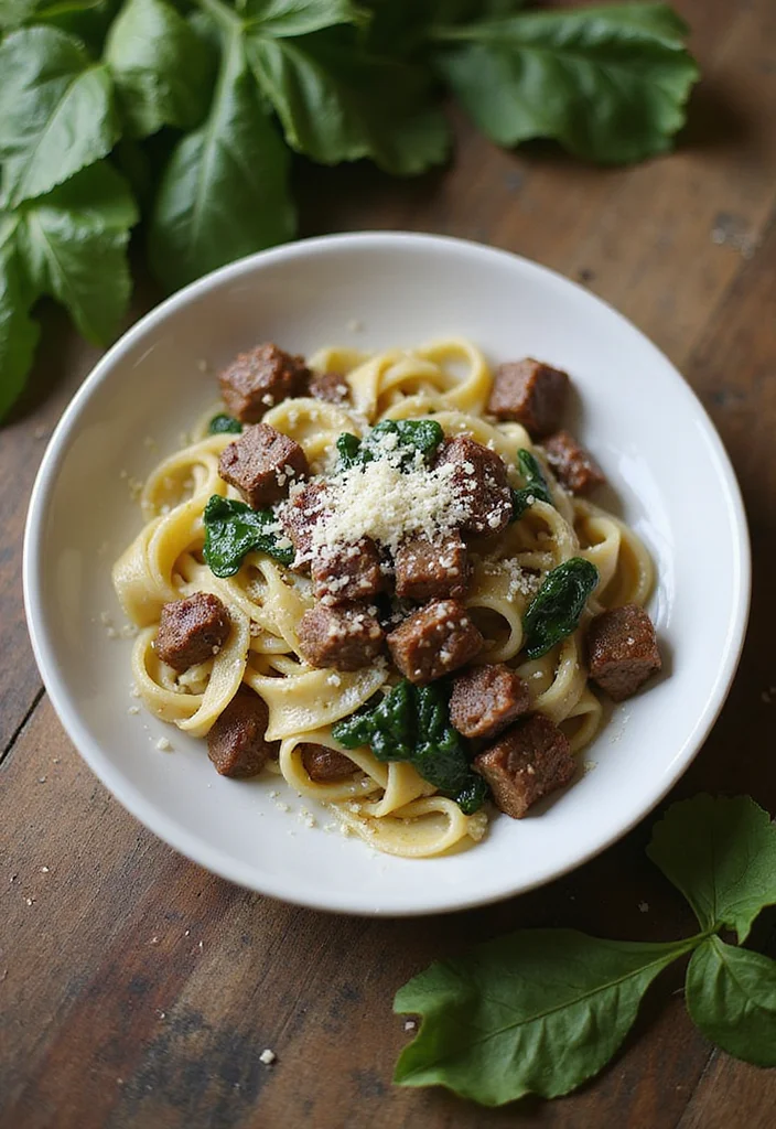 16 Ground Beef Blackstone Meals Perfect For Weeknight Cooking - 12. Beef and Spinach Pasta