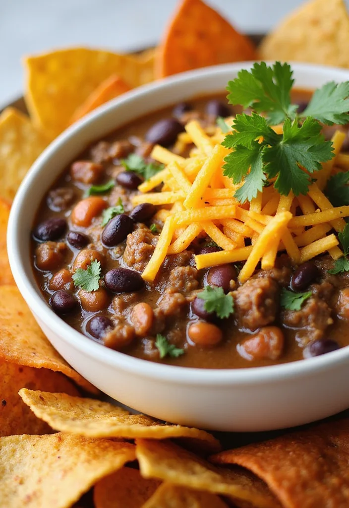 16 Must Try Beef Queso Dip Dishes For Busy Nights - 3. Beef and Bean Queso Dip
