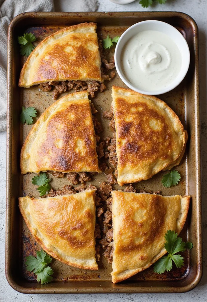 16 Underrated Sheet Pan Quesadillas Beef Recipes Worth Making - 15. Beef & Caramelized Onion Quesadillas