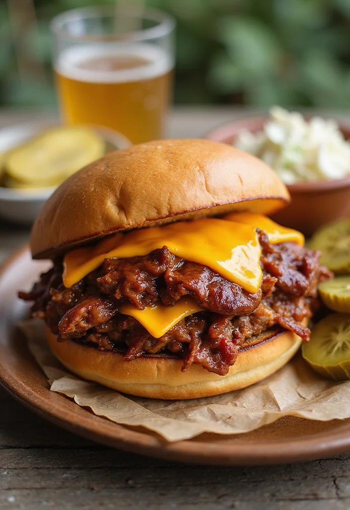 17 Crowd Pleaser Beef And Cheddar Sandwich Ideas You’ll Save Immediately - 2. BBQ Beef Cheddar Sandwich