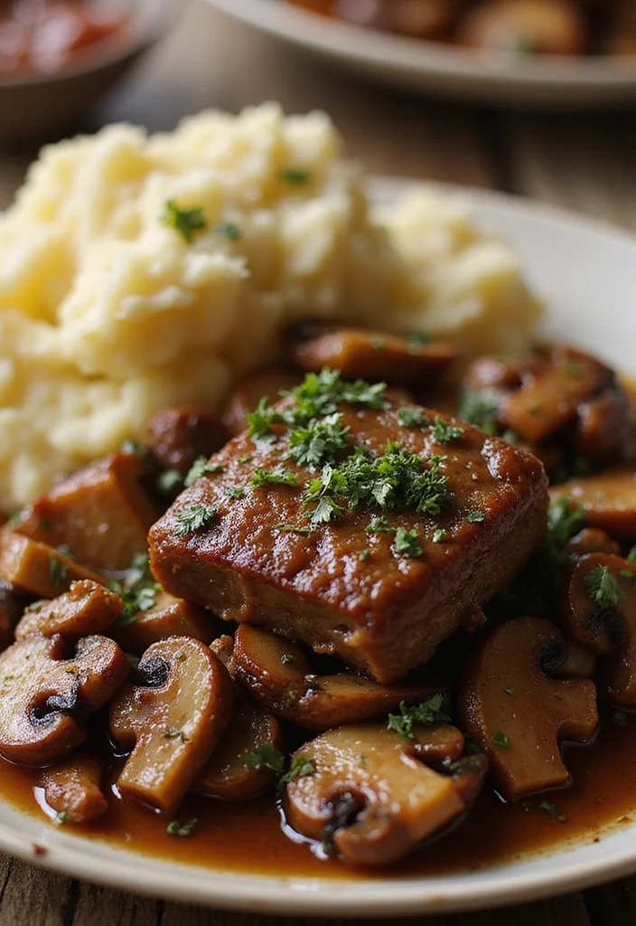 17 Fast & Flavorful Boneless Beef Short Rib Recipes To Cook This Week - 13. Rustic Mushroom Short Ribs