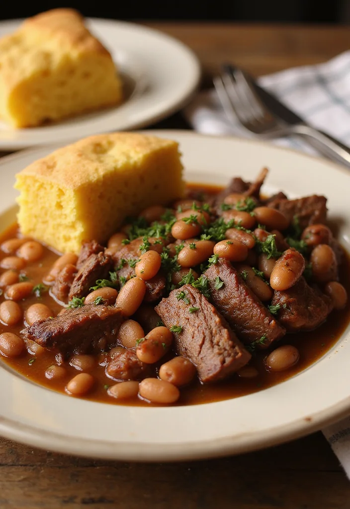 17 Genius Ways To Use Beef Brisket Tonight - 15. Brisket and Beans